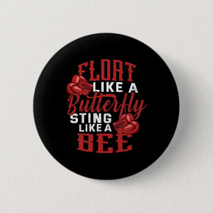 Boxing Workout Gym Boxer Champion  2 Inch Round Button