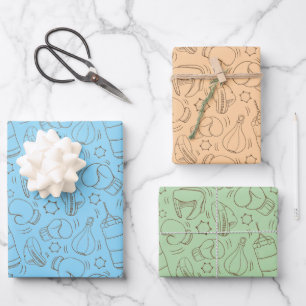 Boxing Wrapping Paper, Sports Fight Gift Wrap