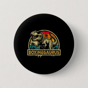 Boxingsaurus T Rex Dinosaur Boxing Saurus Family M 2 Inch Round Button