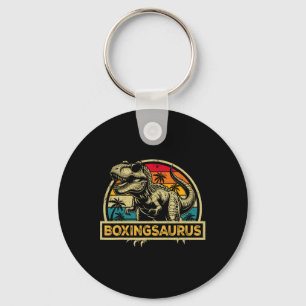 Boxingsaurus T Rex Dinosaur Boxing Saurus Family M Keychain