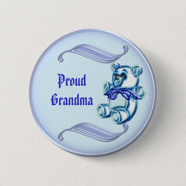 Boy #1 2 inch round button (Front)