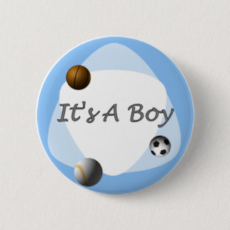 Boy 2 Inch Round Button