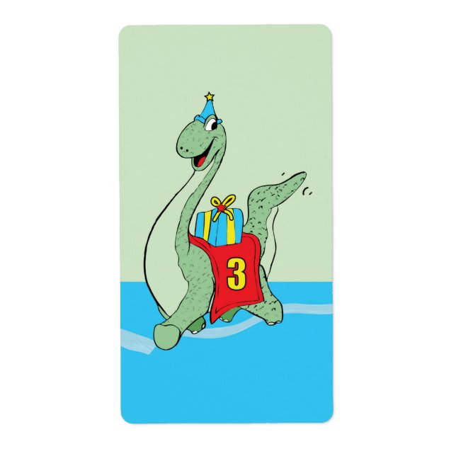 Boy, 3rd Birthday Dinosaur (Front)