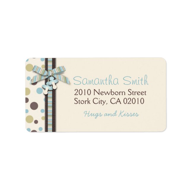 Boy Address Label (Front)