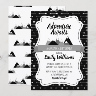 Boy Adventure attend une invitation baby shower