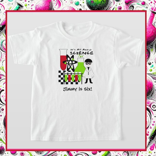 Boy All About Science Customized T-shirt (Creator Uploaded)
