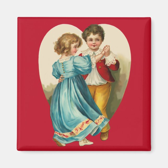 Boy and Girl Dancing Magnet (Front)