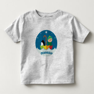 Boy And Penguin Lost And Found Friendship Toddler T-shirt