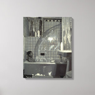 Boy and the Bubble 1990 Canvas Print