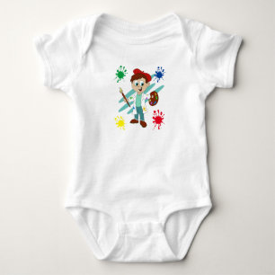 Boy Artist, Painter Baby Bodysuit