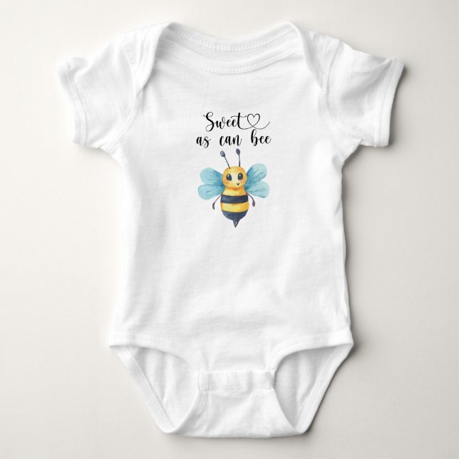 Boy Baby Bee - sweet as can bee Bodysuit (Front)