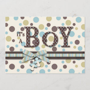 Boy Baby Shower Invitation
