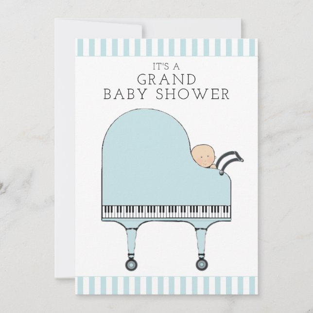 Boy Baby Shower Invitations (Front)