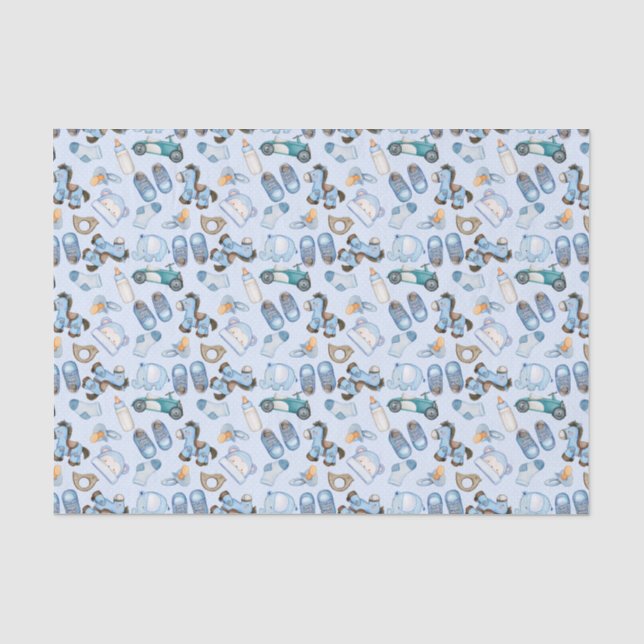 Boy Baby  Tissue Paper (Front)