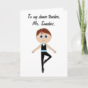 Boy Ballet Dancer : Enseignant Merci