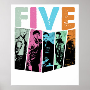 boy band five  poster