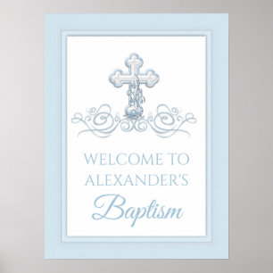 Boy Baptism Christening First Communion Signs