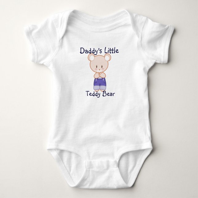 Boy Bear Baby Bodysuit (Front)