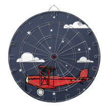 Boy Birthday Gift, Boys Room Decor, Red Airplane