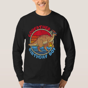 Boy Birthday I Godfather I Parasaurolophus I Famil T-Shirt
