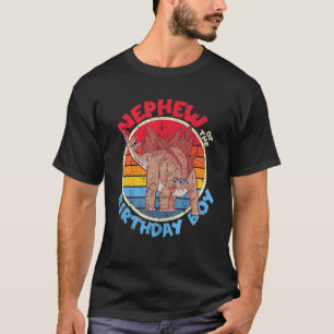 Boy Birthday I Nephew I Stegosaurus I Family Match T-Shirt