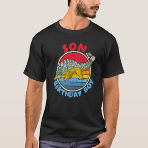 Boy Birthday I Son I Ankylosaurus I Family Matchin T-Shirt