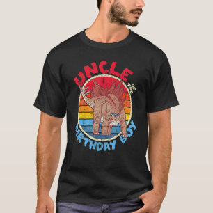 Boy Birthday I Uncle I Stegosaurus I Family Matchi T-Shirt