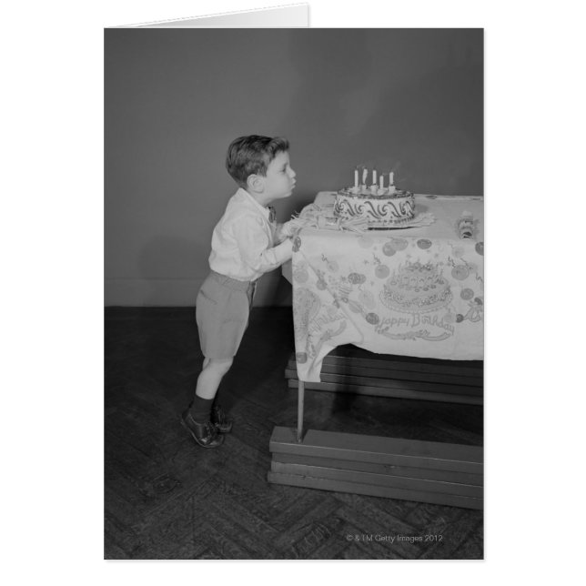 Boy Blowing Out Candles (Front)