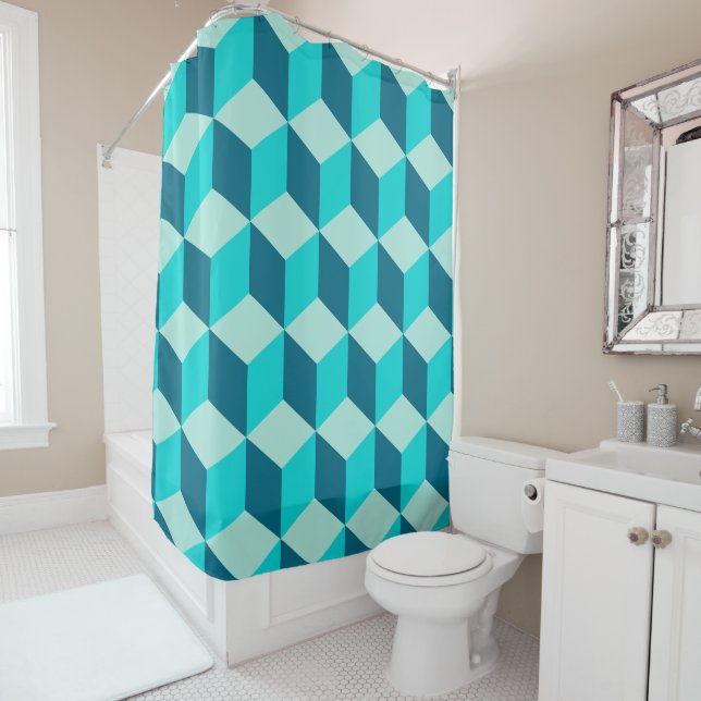Boy Blue Building Blocks Seamless Pattern (In Situ)