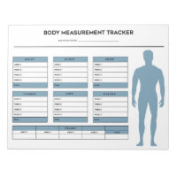 Boy Body Measurements Weight Loss Tracker Goal