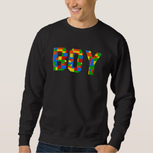 Boy Brick Builder  Blocks Master Builder Sweatshirt