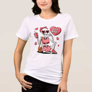 Boy Bye Funny Anti-Valentine's Day Tri-Blend Shirt