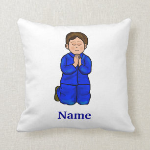 Boy Child Prayer Pillow   Customize It!