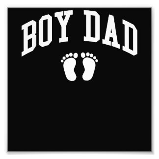 Boy Dad - Best Dad - Gift For Dad - Daddy To Be -  Photo Print