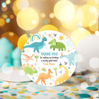 Boy Dinosaur Birthday Party Favour