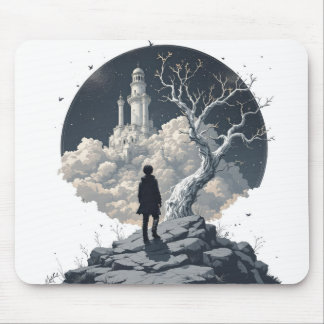 Boy dreaming  mouse pad