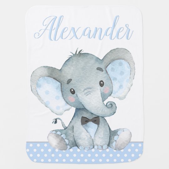 elephant baby blanket