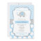 Boy Elephant Baby Shower Invitations
