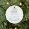 Boy Elephant Blue Gold Stars Baby 1st Christmas