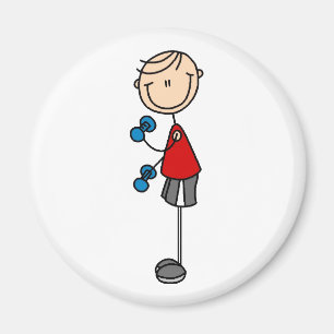 Boy Exercising Magnet