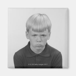 Boy Facial Expressions Magnet