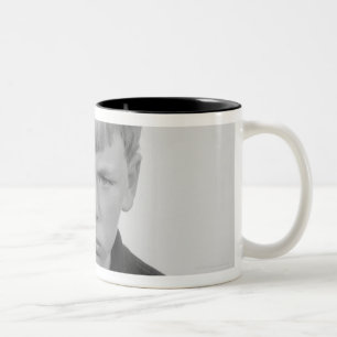 Boy Facial Expressions Two-Tone Coffee Mug