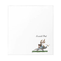 Boy Fairy Riding On Turtle Notepad