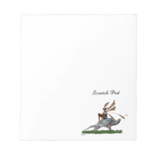 Boy Fairy Riding On Turtle Notepad