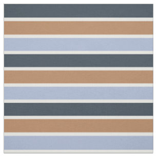 Boy Fall Colours Horizontal Stripe Pattern Striped Fabric