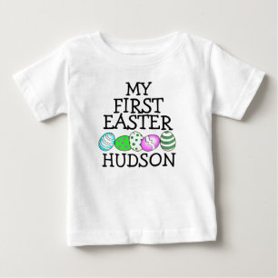 Boy First Easter Shirt My First Easter Bunny eggs
