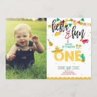 Boy First Fiesta Birthday Photo Picture