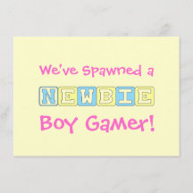 Boy Gamer Baby Shower