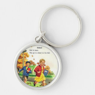 Boy & Girl Back to School Keychain