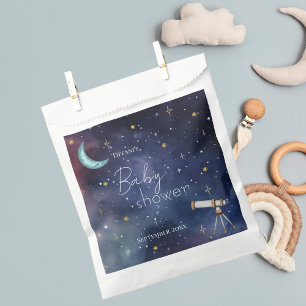 Boy Girl Celestial Sky Moon & Stars Baby Shower Favour Bag
